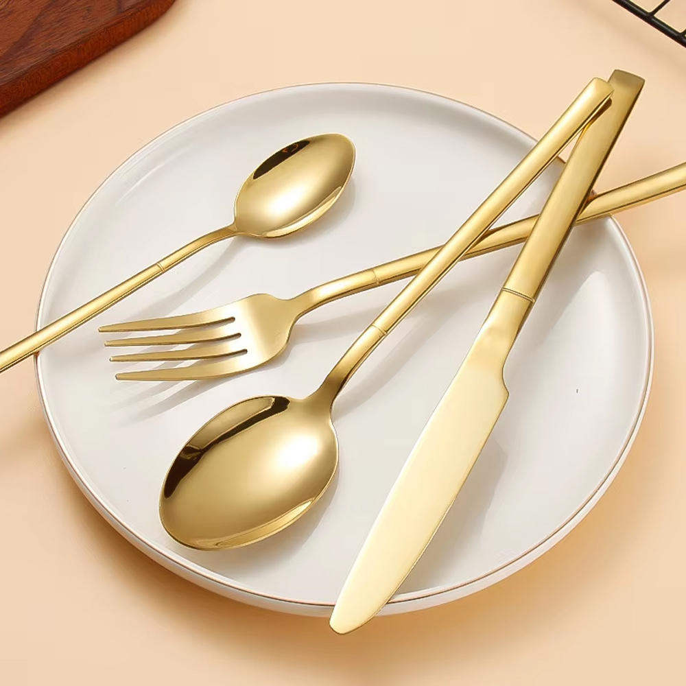 6/24/30PCS Gold Tableware Sets - Kitchen Gadgets Gold review and price