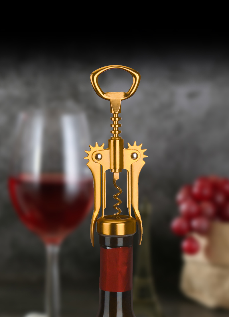 Dark Gold Wine Opener With Win - Kitchen Gadgets Gold review and price